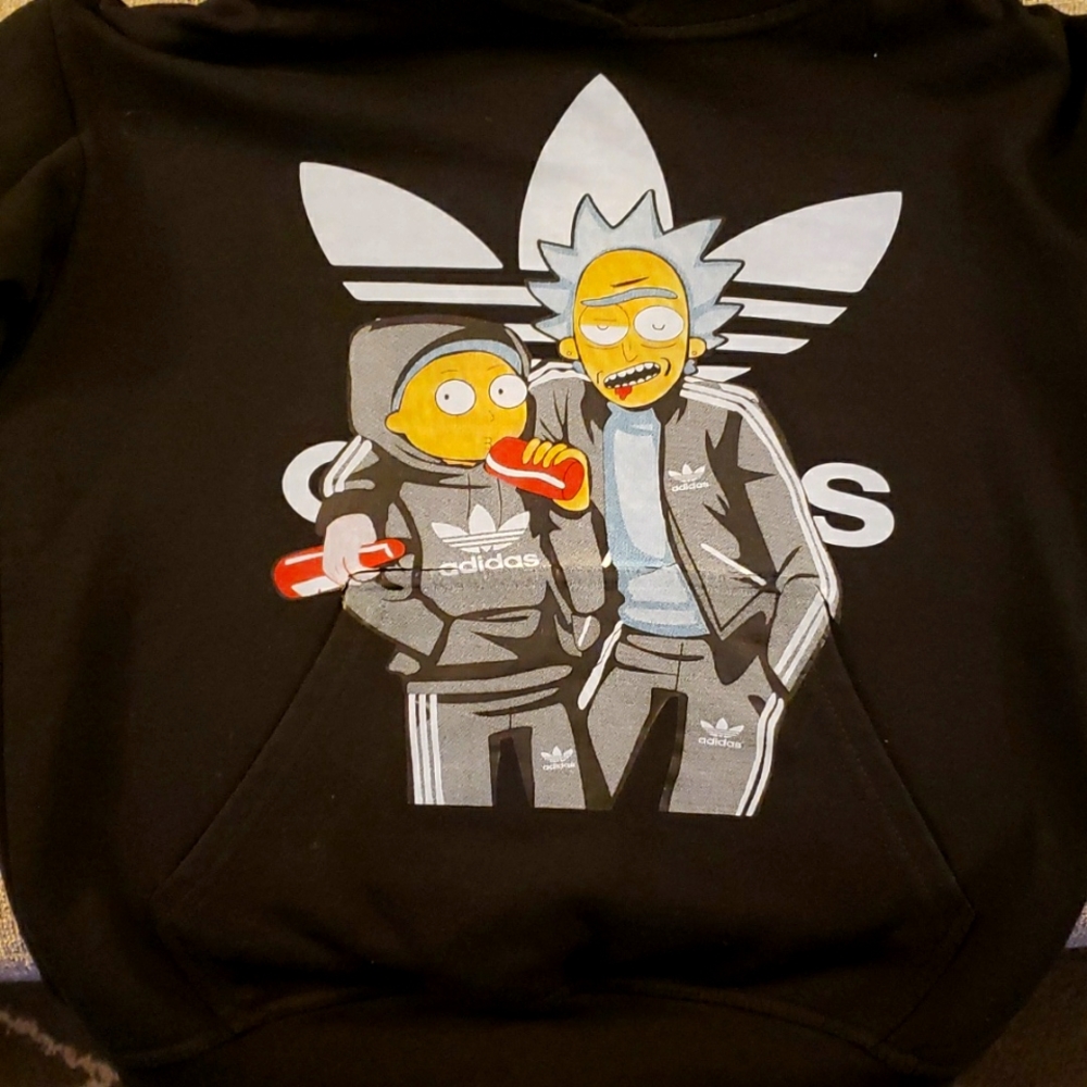 Adidas Rick & Morty Hooded Sweatshirt